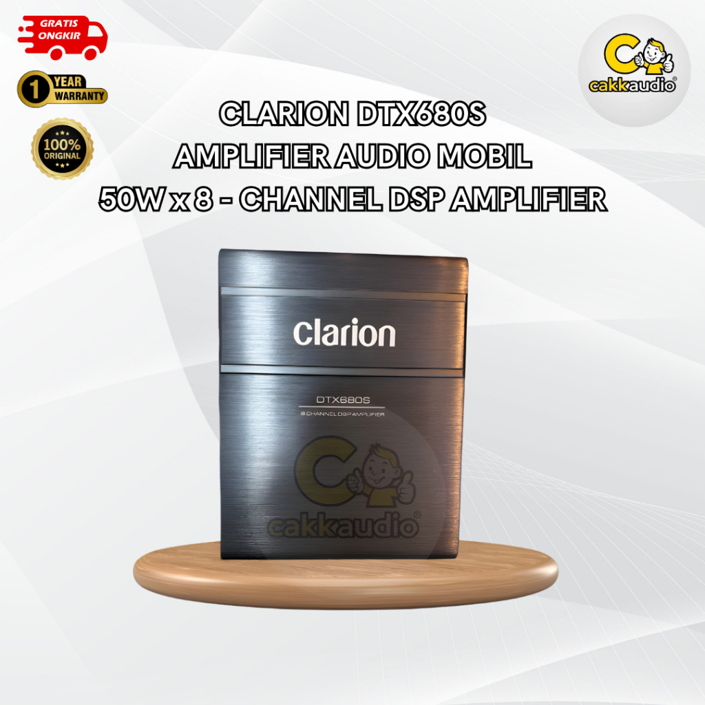 DSP Amplifier Audio Mobil Clarion DTX680S | 50W x 8-Channel