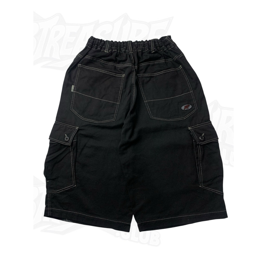 “raton laveur” y2k black bigpocket cargo jeans