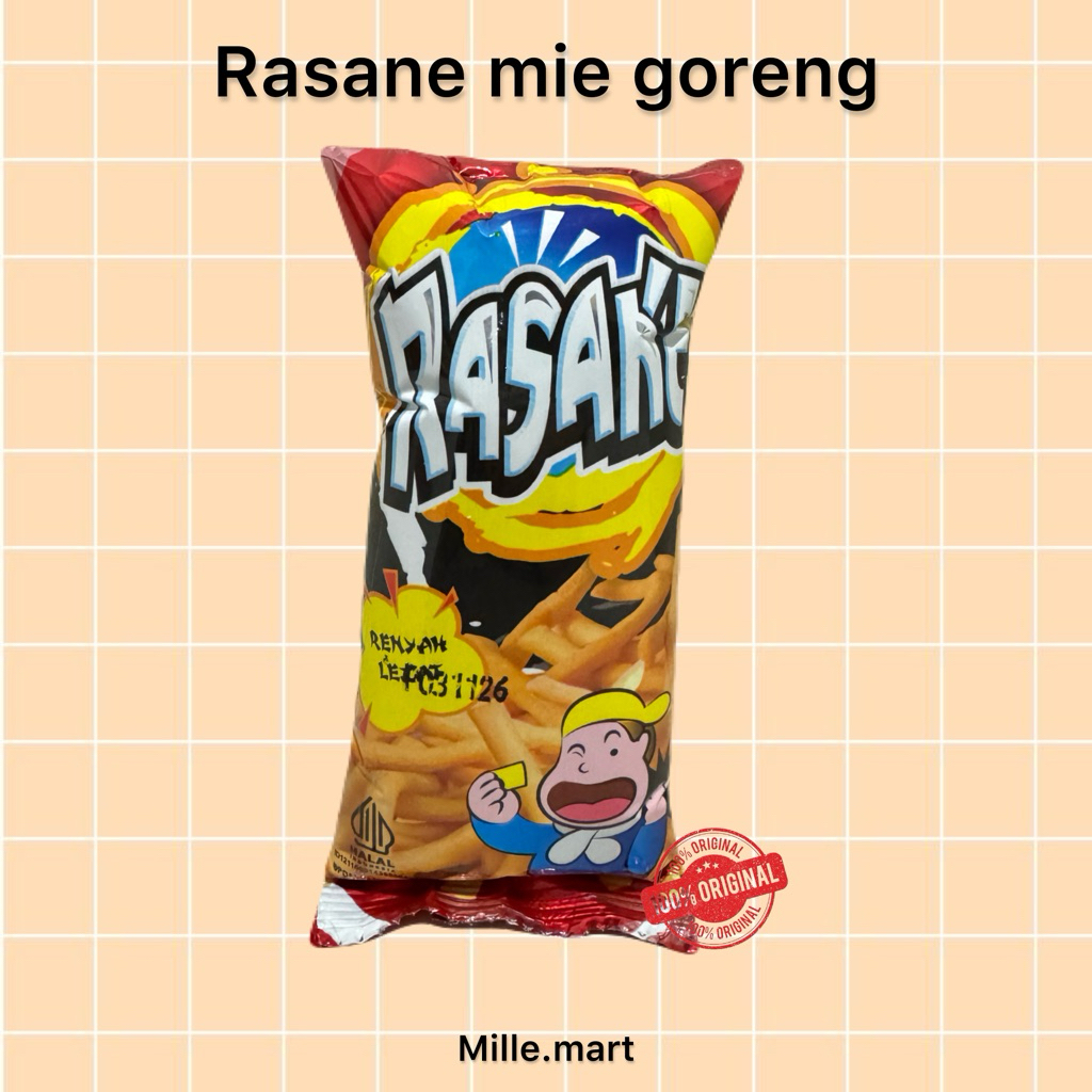 [Per Renteng isi 10 pcs] RASANE MIE JEPANG GORENG 100GR / RASAKE MAKANAN JADUL RINGAN