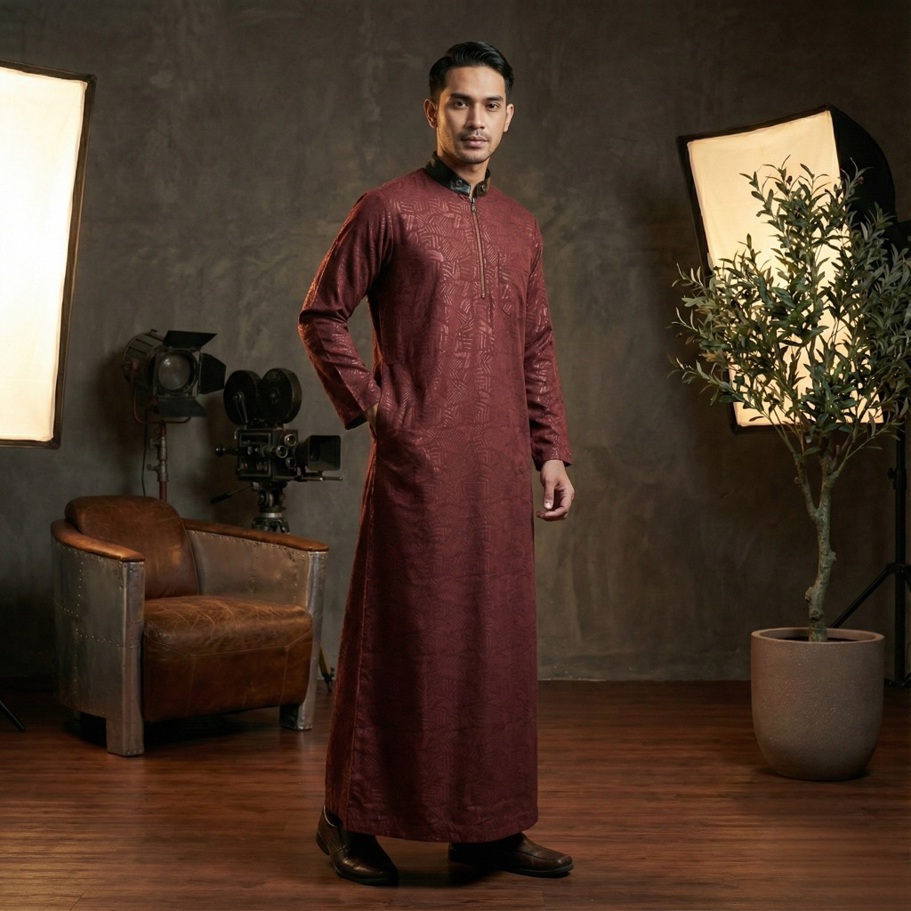 Gamis Pria dewasa Premium embos