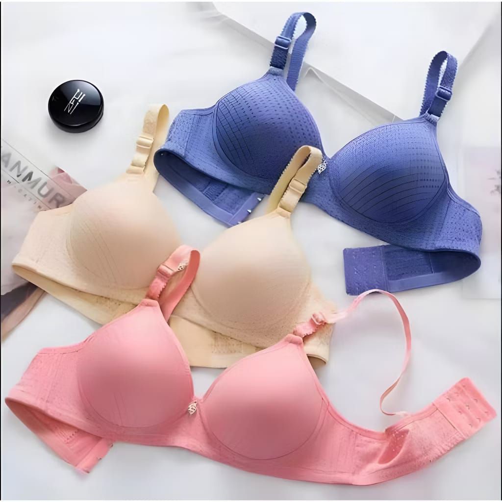 GROSIR BRA WANITA LUSINAN // BRA WANITA 3 PENGAIT // BH WANITA MURAH // 6 PCS BRA WANITA