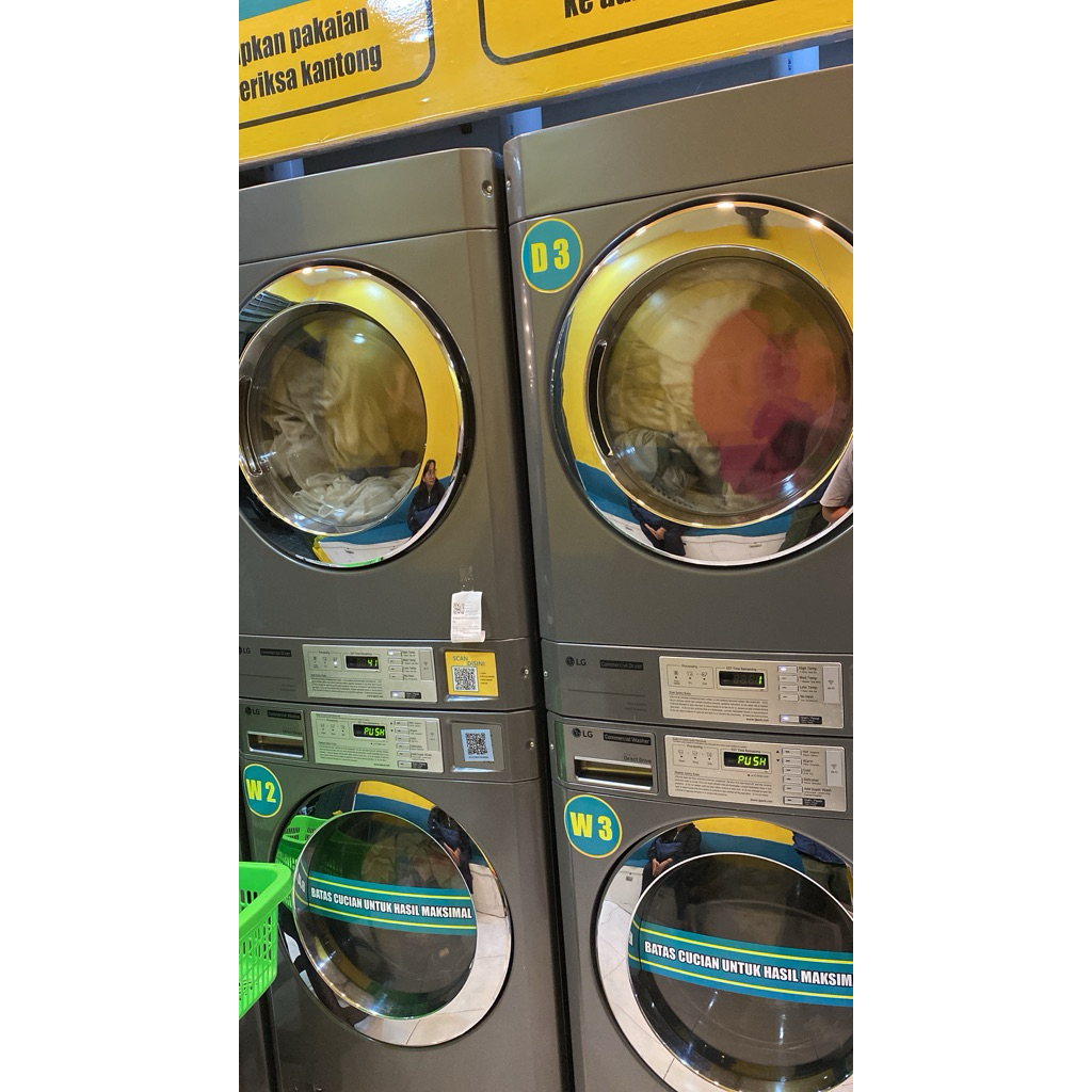 mesin cuci otomatis LG