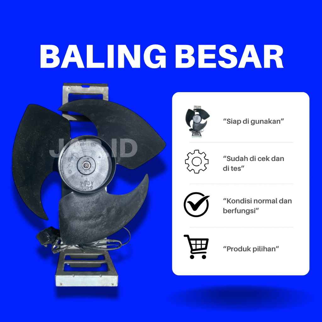 Kipas Angin AC Outdoor | Motor Kipas Blower / Exhaust / Outdoor Fan | Baling-Baling Besar