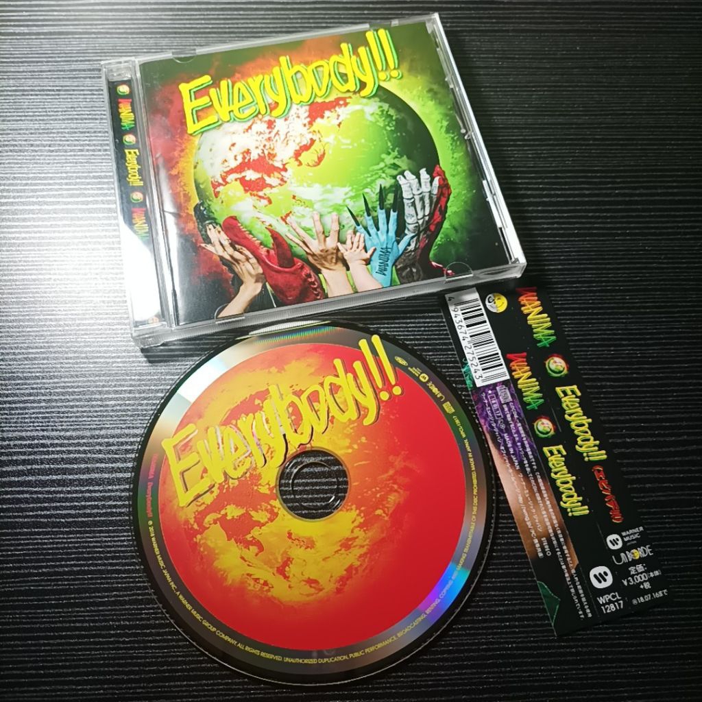 CD WANIMA - EVERYBODY / JAPANESE RELEASES