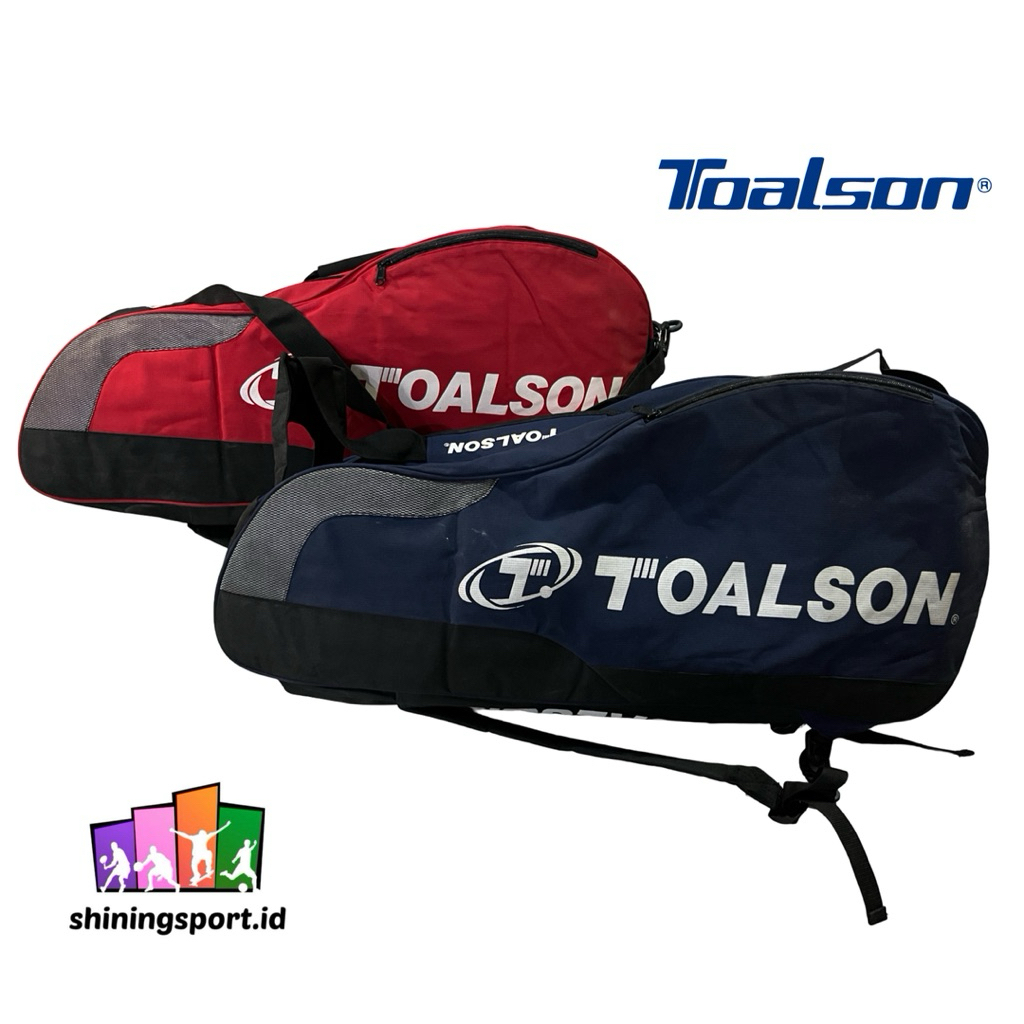 Tas Raket Tennis Toalson 2R Ransel Bahan Tebal 100% Original