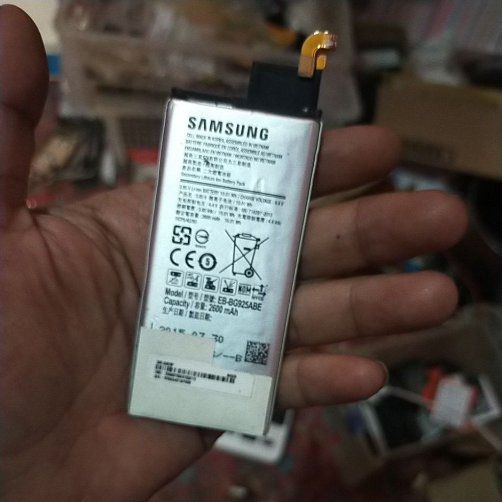 Baterai Samsung s6 edge ori copotan