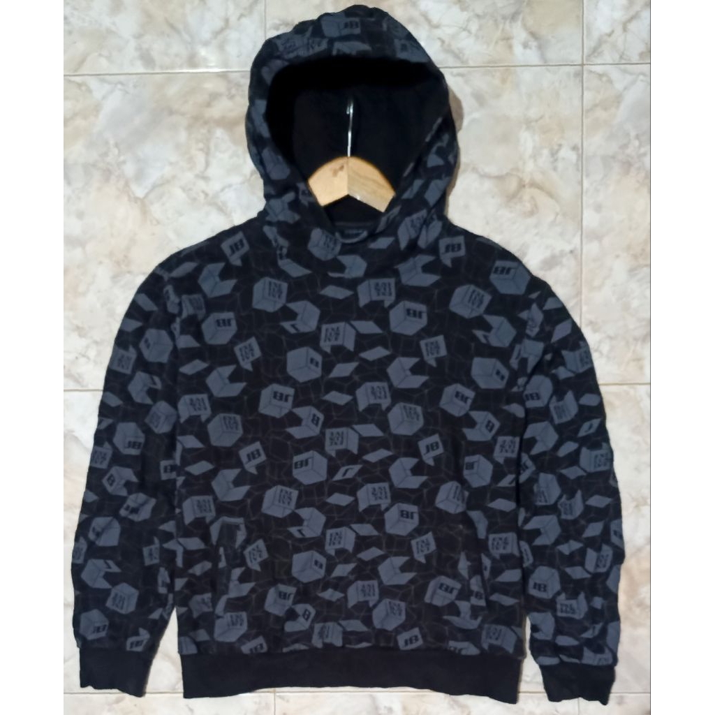 Hoodie fullprint, Hoodie bercorak, Hoodie jcb exclusive