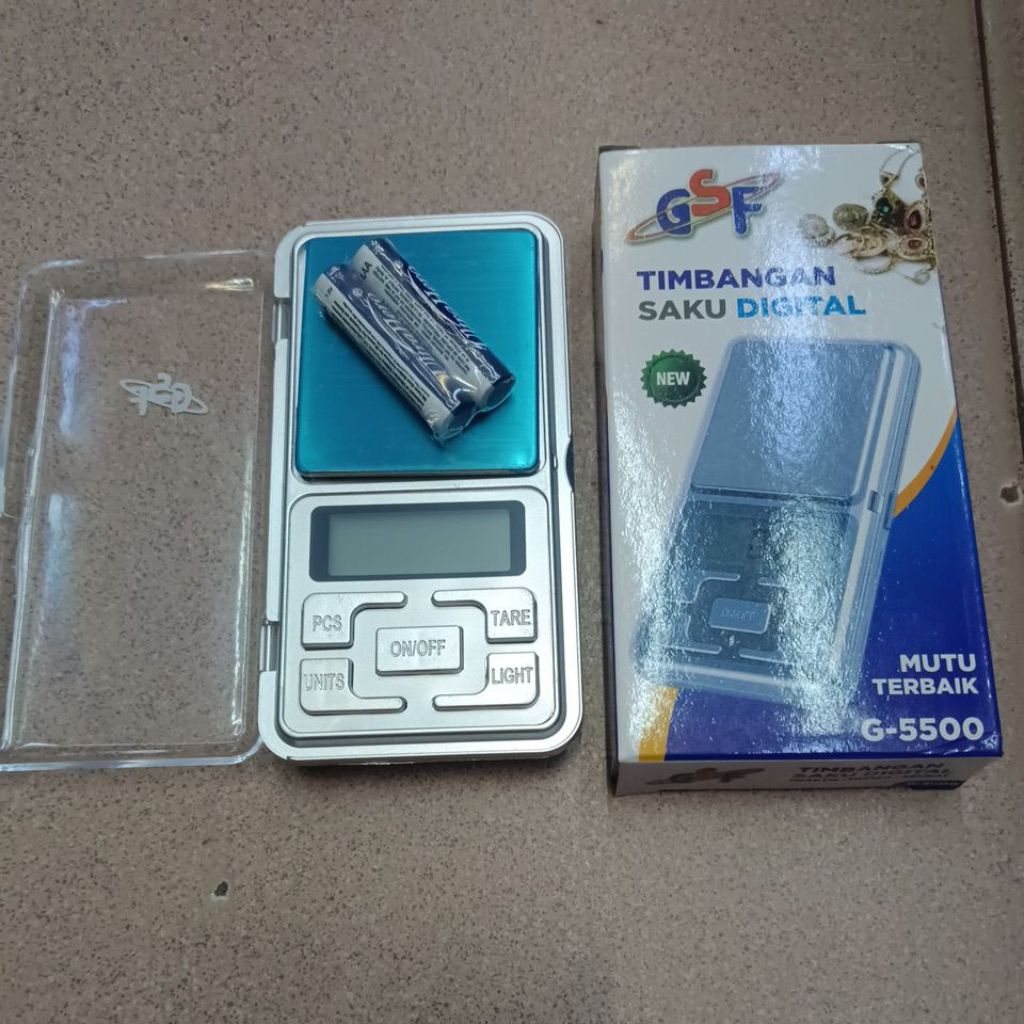 timbangan emas saku