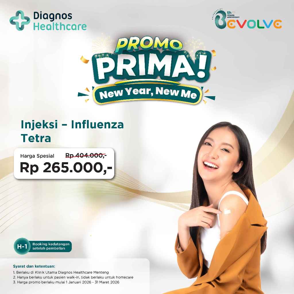 Vaksin Influenza Tetra - Diagnos Laboratorium