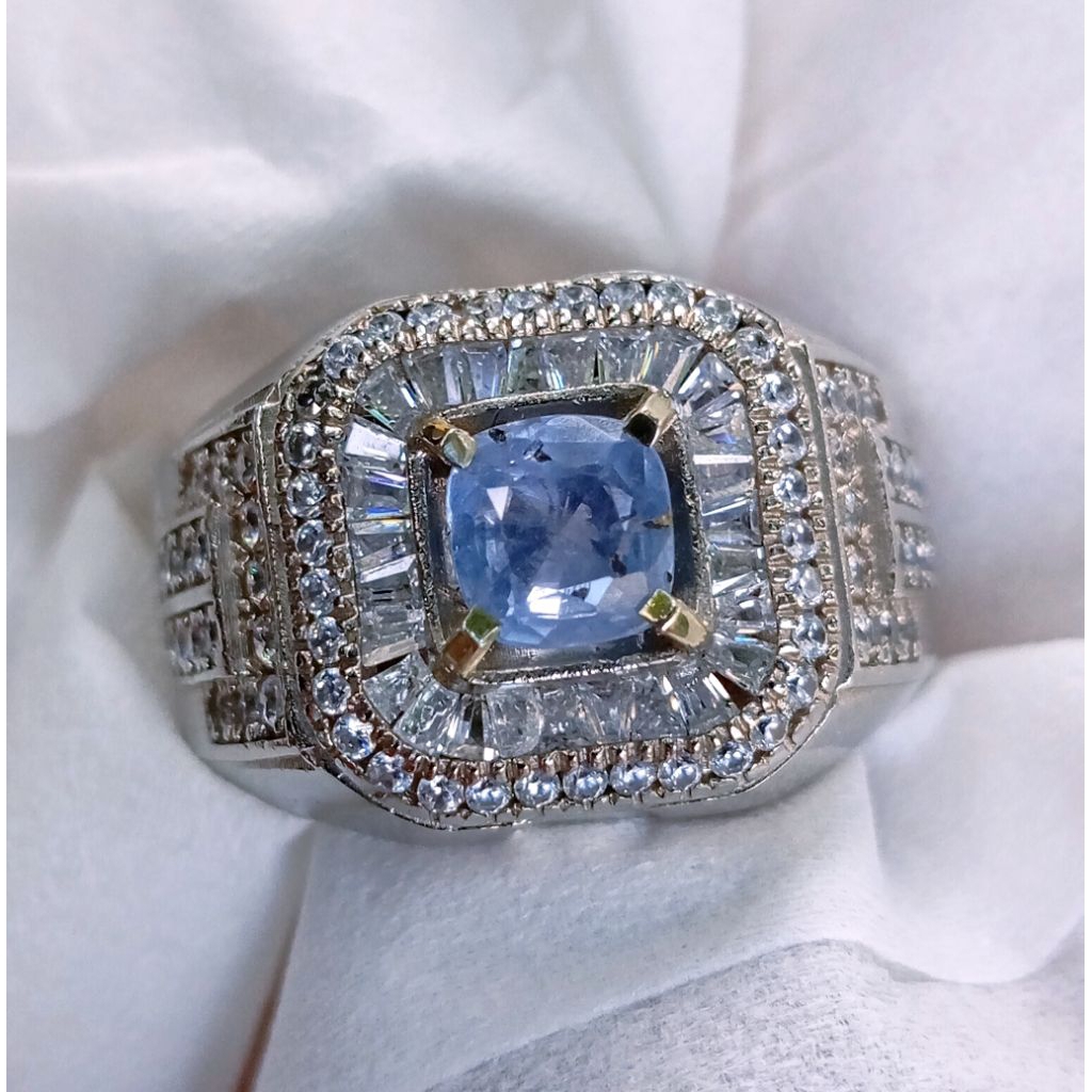 blue safir Ceylon Srilanka no heated memo