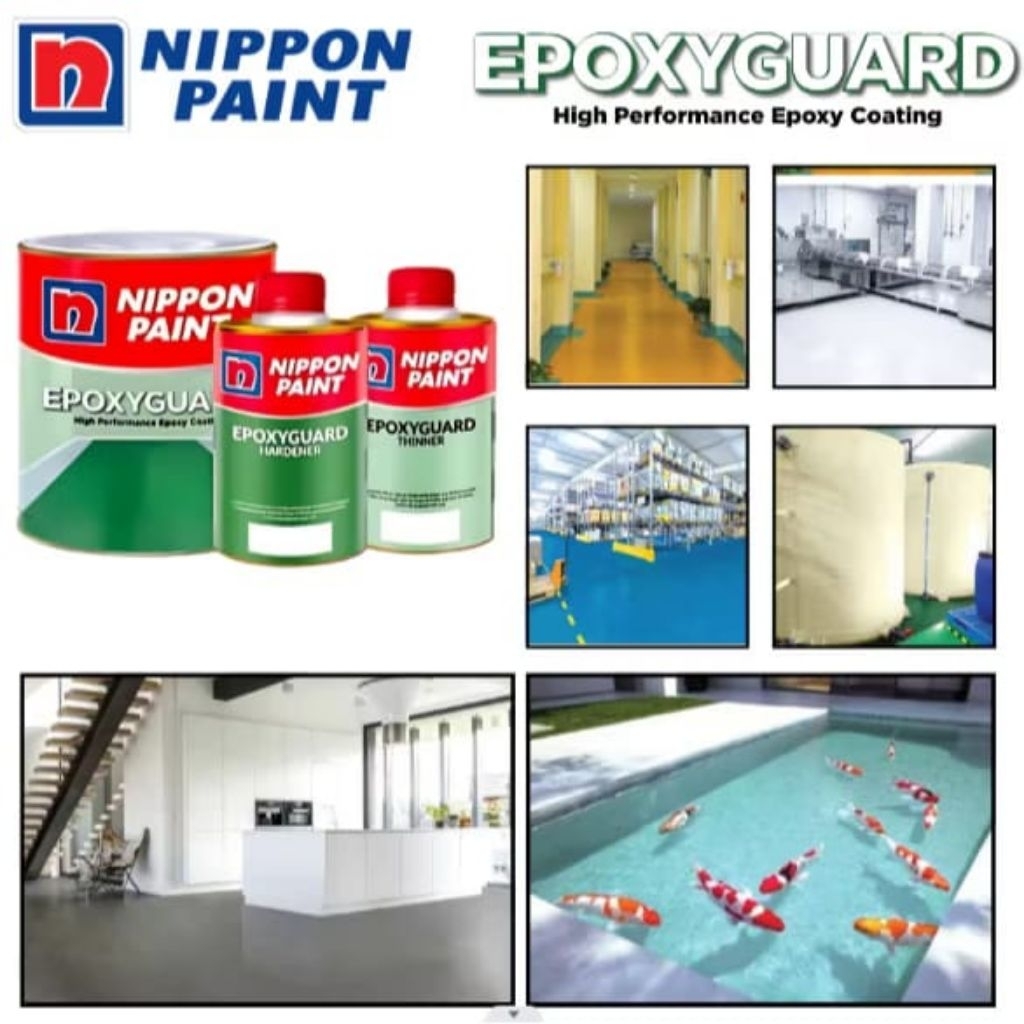 CAT LANTAI NIPPON EPOXY GUARD KERAMIK EPOXY GUARD NIPPON FLOOR COATING TERMURAH ORIGINAL
