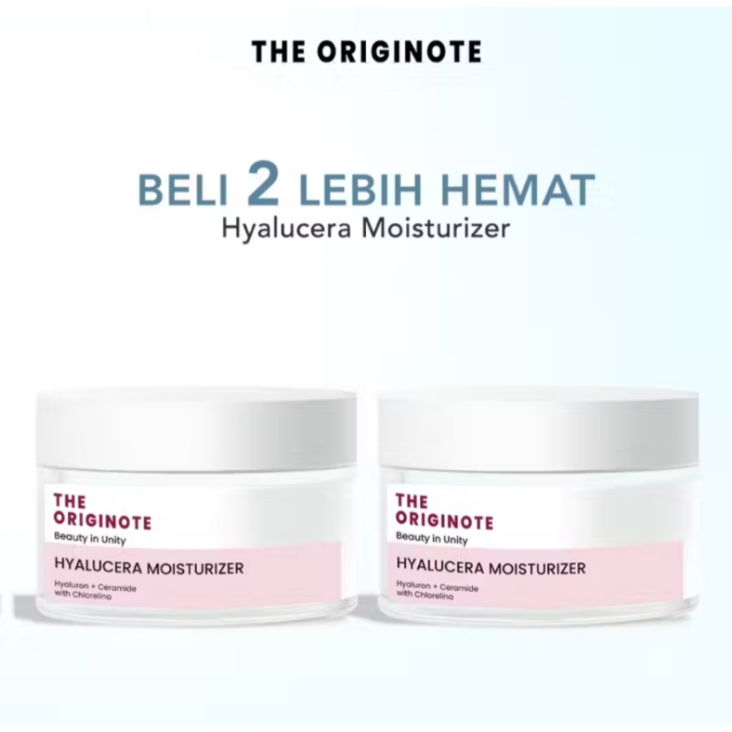 The Originote Hyalucera Moisturizer Gel 2pcs - Melembapkan, Menenangkan, Elastis