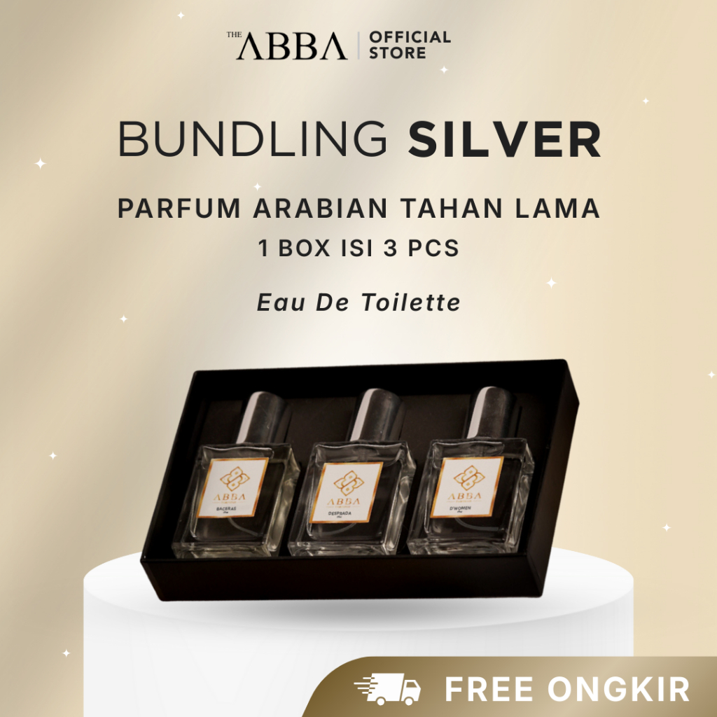 Parfum Bundling EDT 30ml x 3pcs - Parfum ABBA - Arabian Parfum - Hampers Kado Bundle Diskon