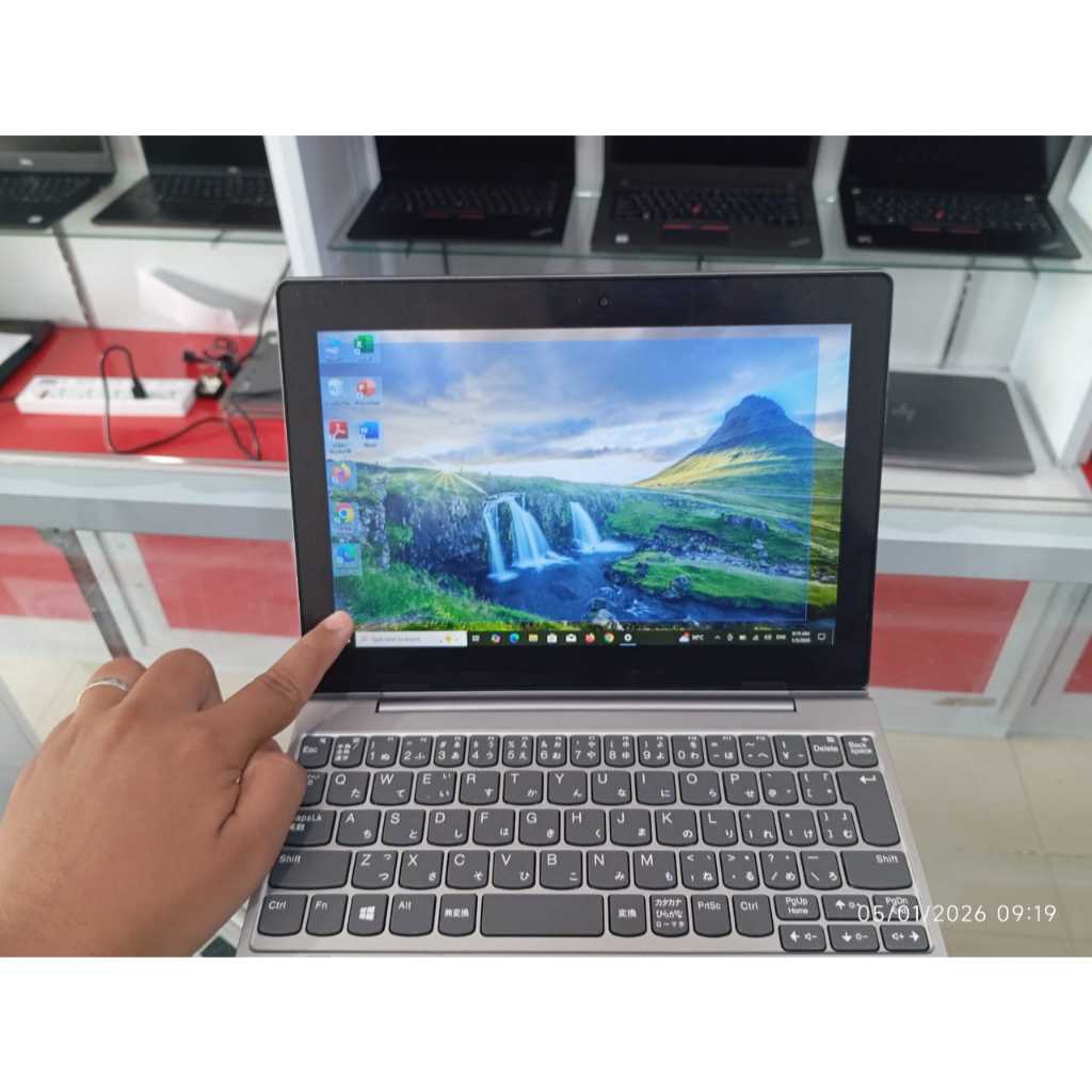 SPECIAL LAPTOP PROMO MURAH 1 JUTAAN LENOVO D330 2 IN 1 COCOK BUAT KERJA RINGAN  CELERON RAM 4GB SSD 