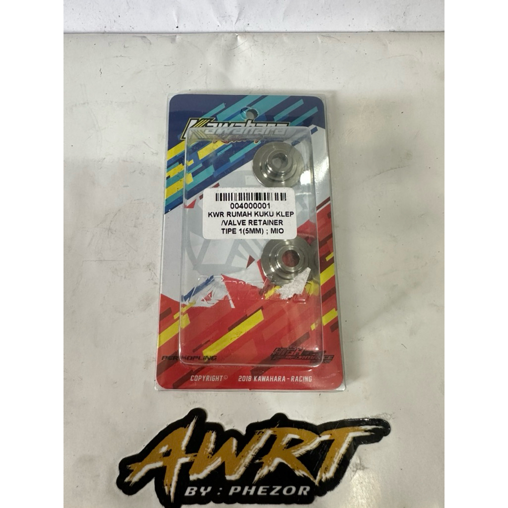 Retainer Kawahara Batang Klep 4,5 dan 5mm