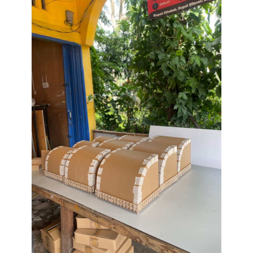 tray kristal gagang dan tutup akrilik