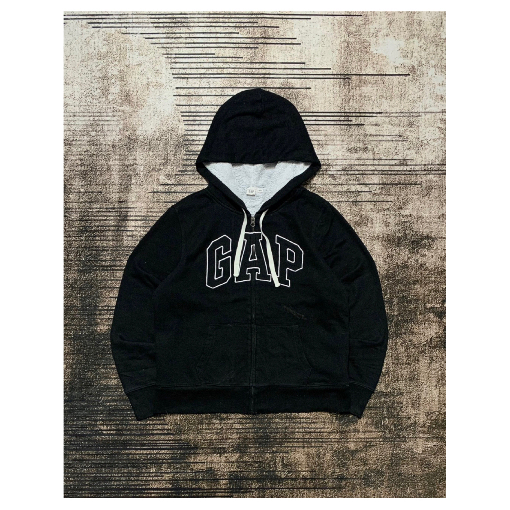 Hoodie Zipper Gap Sherpa Second