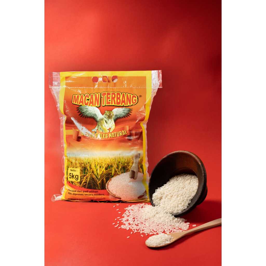 Beras Macan Terbang Natural Medium Super