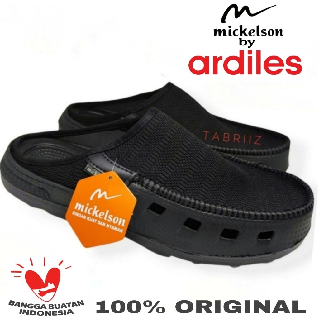Slop MICKELSON Ardiles Sepatu Sandal Slop MICKELSON Ardiles Sandal Slop Casual Pria Harian cowok - 1