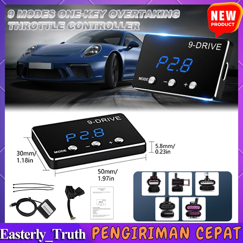 9 DRIVE 12 DRIVE TOYOTA SERIES THROTTLE CONTROLLER PIGGYBACK MOBIL TOYOTA REMAP ECU AGYA CALYA AVANZ