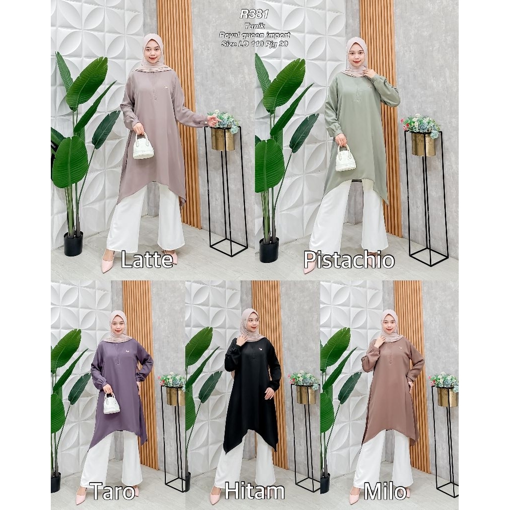Ribyka R381 Tunik Royal Queen Import