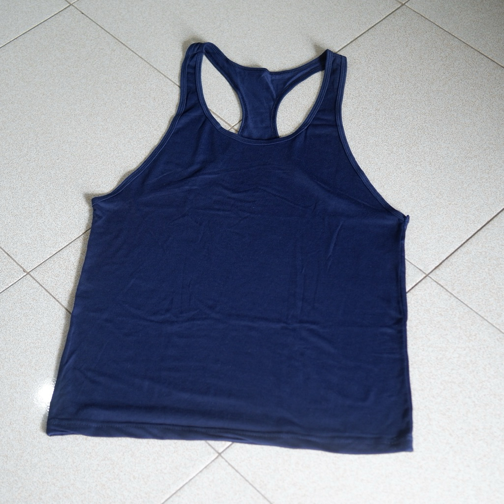 Kaos singlet pria second - ukuran LD & P ada di slide foto terakhir