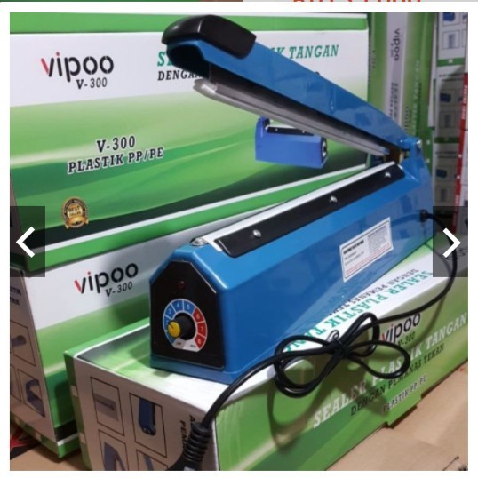 impulse Sealer Vipoo V-300  Mesin Press Plastik 30cm