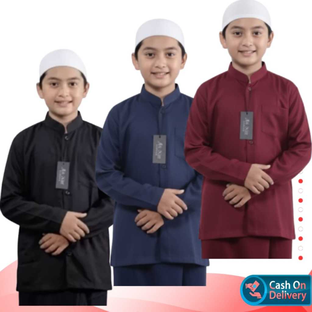 Baju Koko Haibah Anak Laki Laki Atasan/Koko Haibah Anak Terlaris 2026