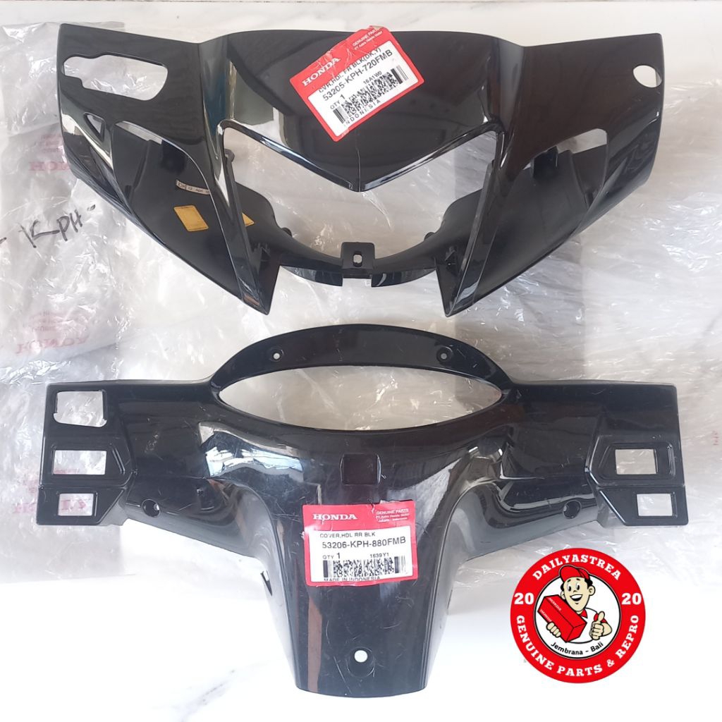 TOTOK BATOK LAMPU DEPAN BELAKANG HITAM HONDA KARISMA KHARISMA 125 X D ORIGINAL AHM 53206-KPH-880FMB