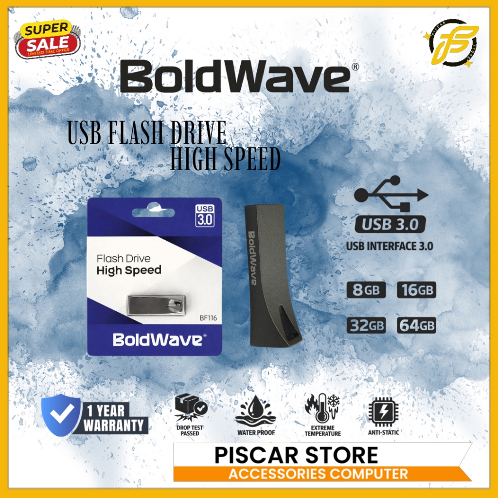 Flashdisk BoldWave Original USB Flash Drive 3.0 – High Speed & Tahan Lama