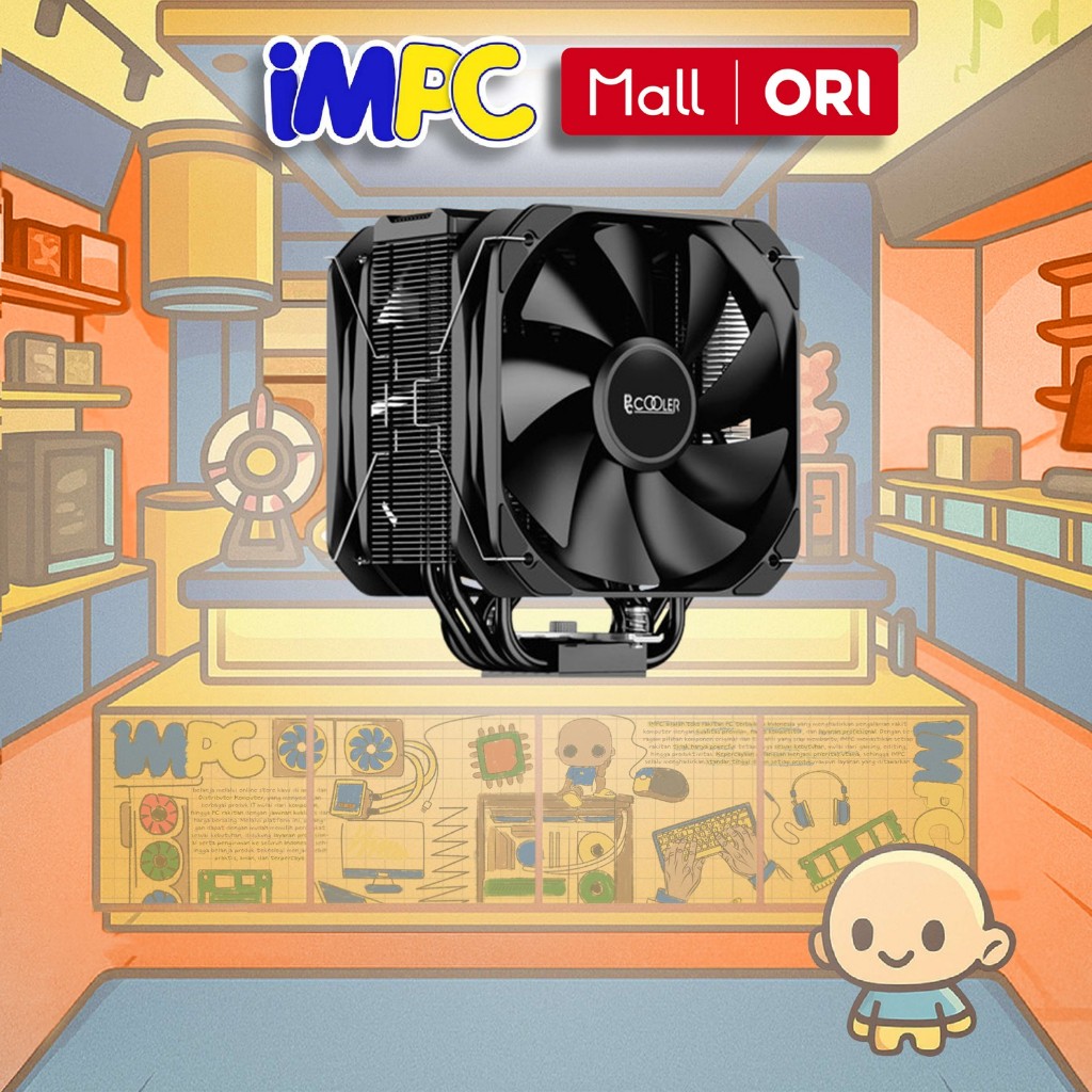 PC COOLER / PCCOOLER PALADIN EK6000 DUAL TOWER 6 Heatpipes