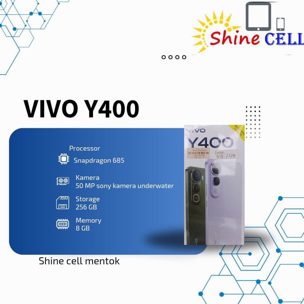 Vivo Y400 ram 8/256