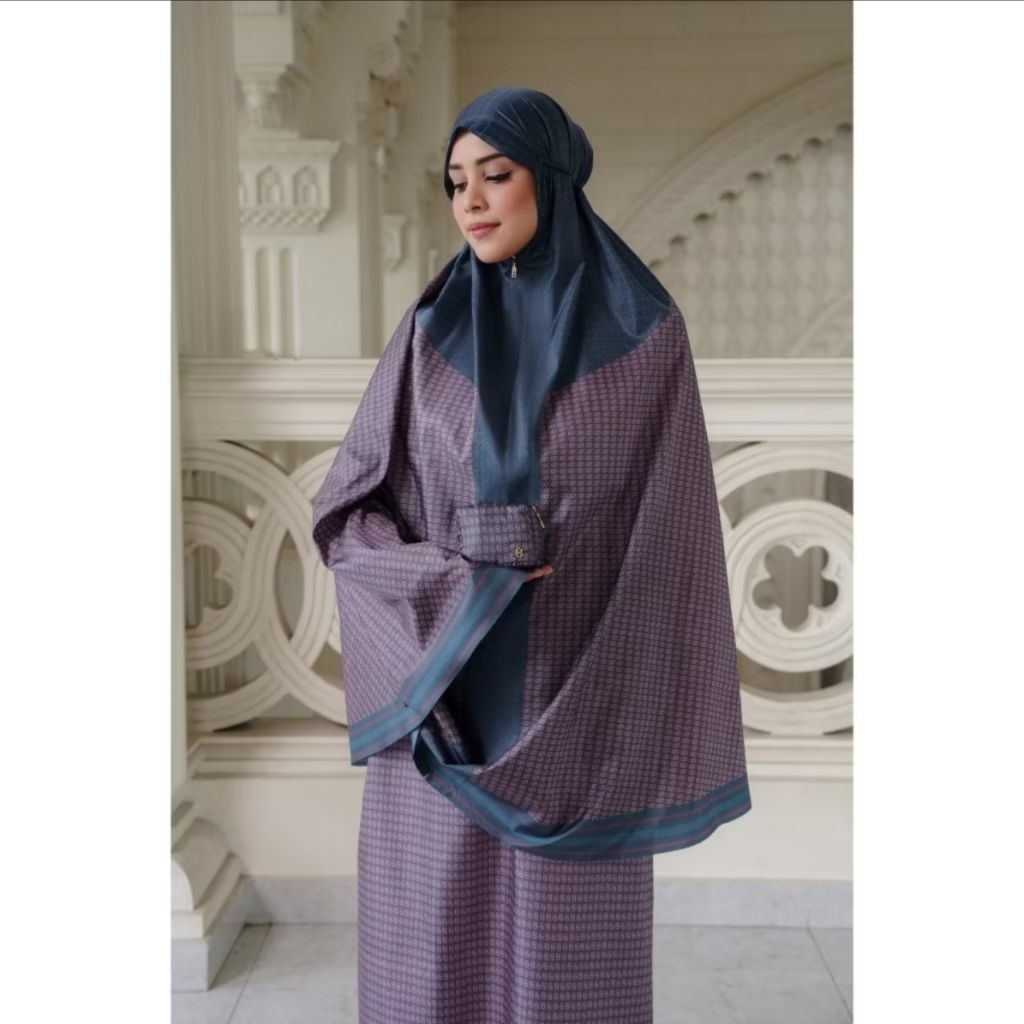 Buttonscarves Capsule Prayer Robe Mukena Travel Premium