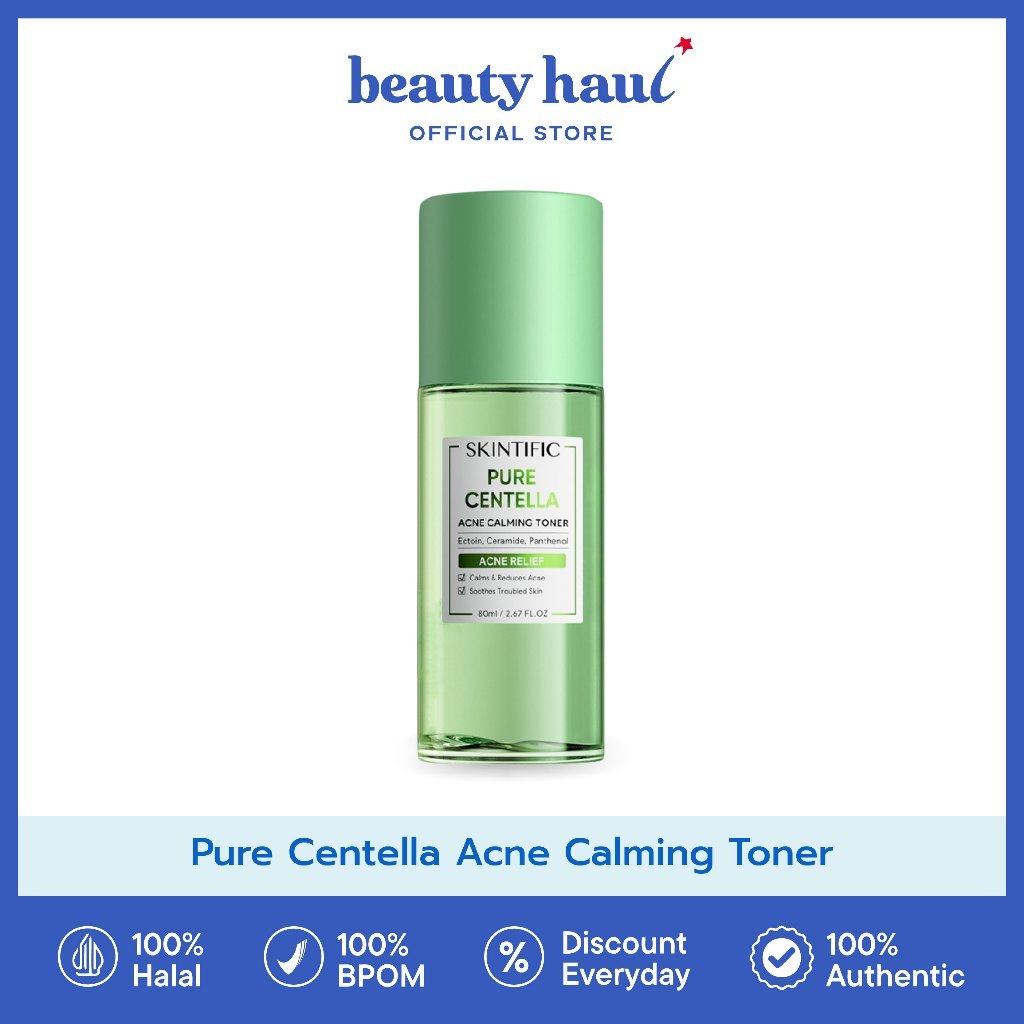 [CLEARANCE SALE] - SKINTIFIC Pure Centella Acne Calming Toner