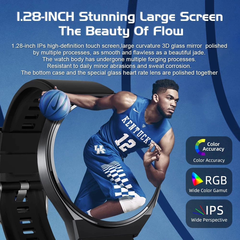 Samsung GT8 Smartwatch Pria Bluetooth Panggilan Pemantauan Kesehatan Olahraga Tahan Air Jam Tangan