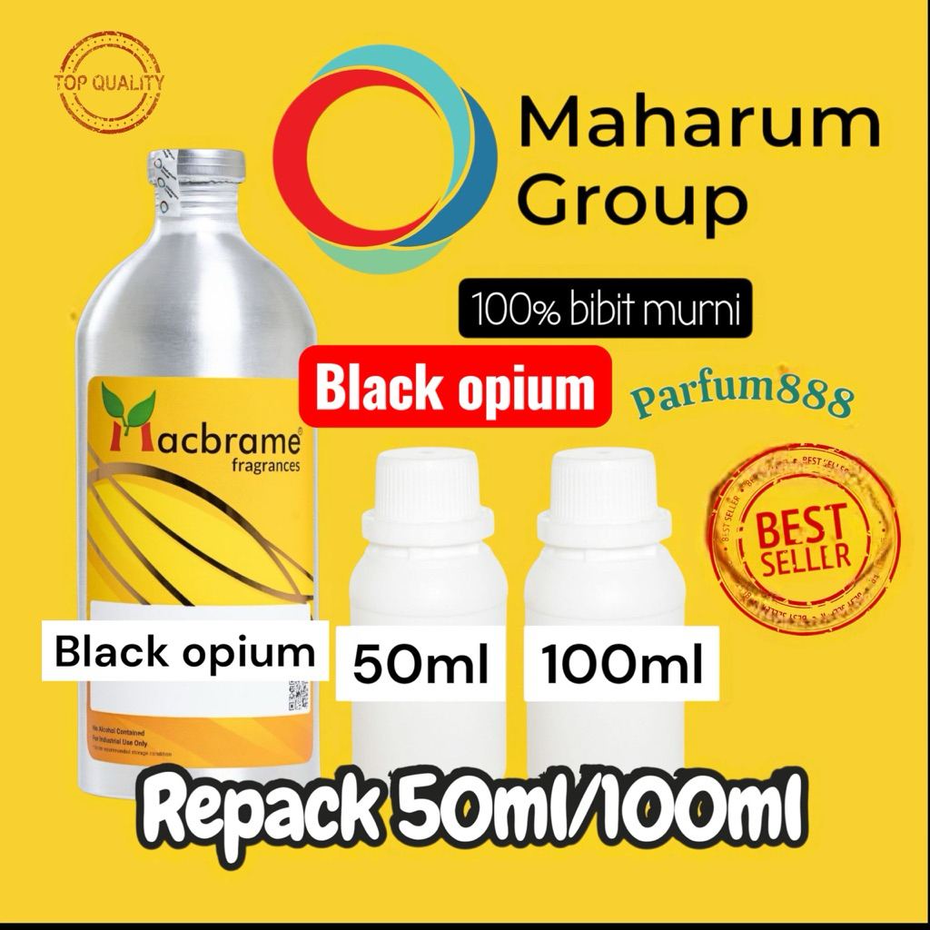 black opico bibit parfum black opium macbrame