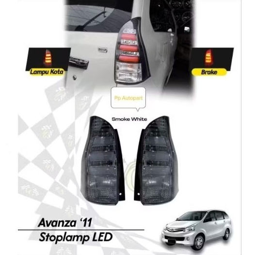 Stoplamp led all new avanza 2011 - 2021 sonar Taiwan