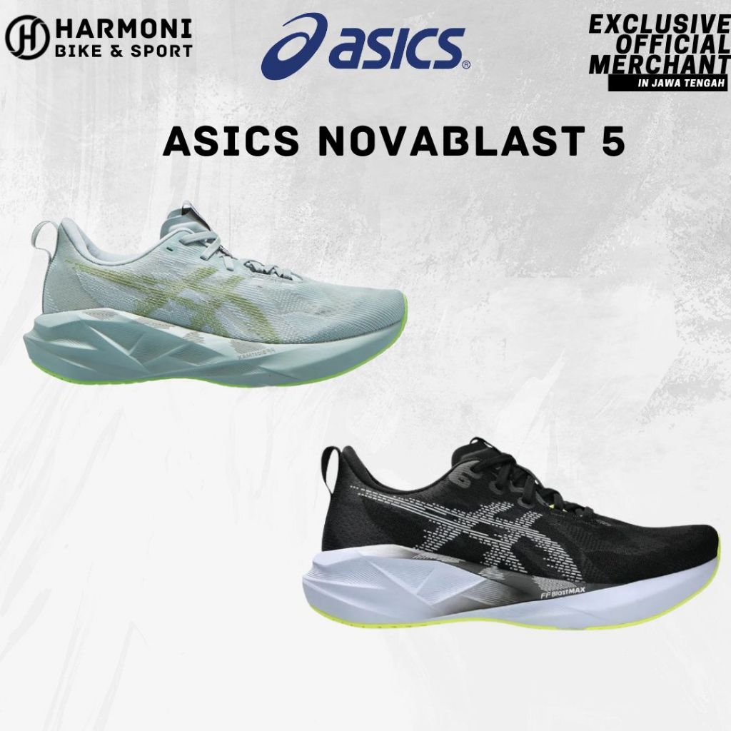 Asics Novablast 5 Men Running shoes Sepatu Lari Pria