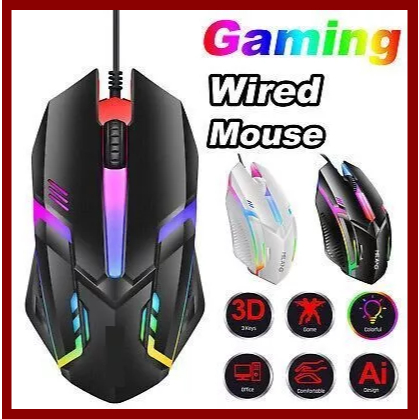MOUSE GAMING RGB KABEL USB