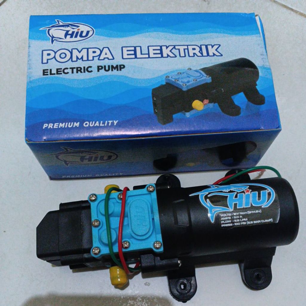 DINAMO HIU // SOKET 12V DC 5A ELEKTRIK SPRAYER ORIGINAL// POMPA AIR DC 12A HIU