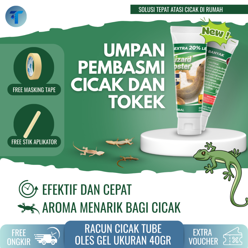 Lizard Booster Krim Cicak Oles Racun Cicak Ampuh 250gr