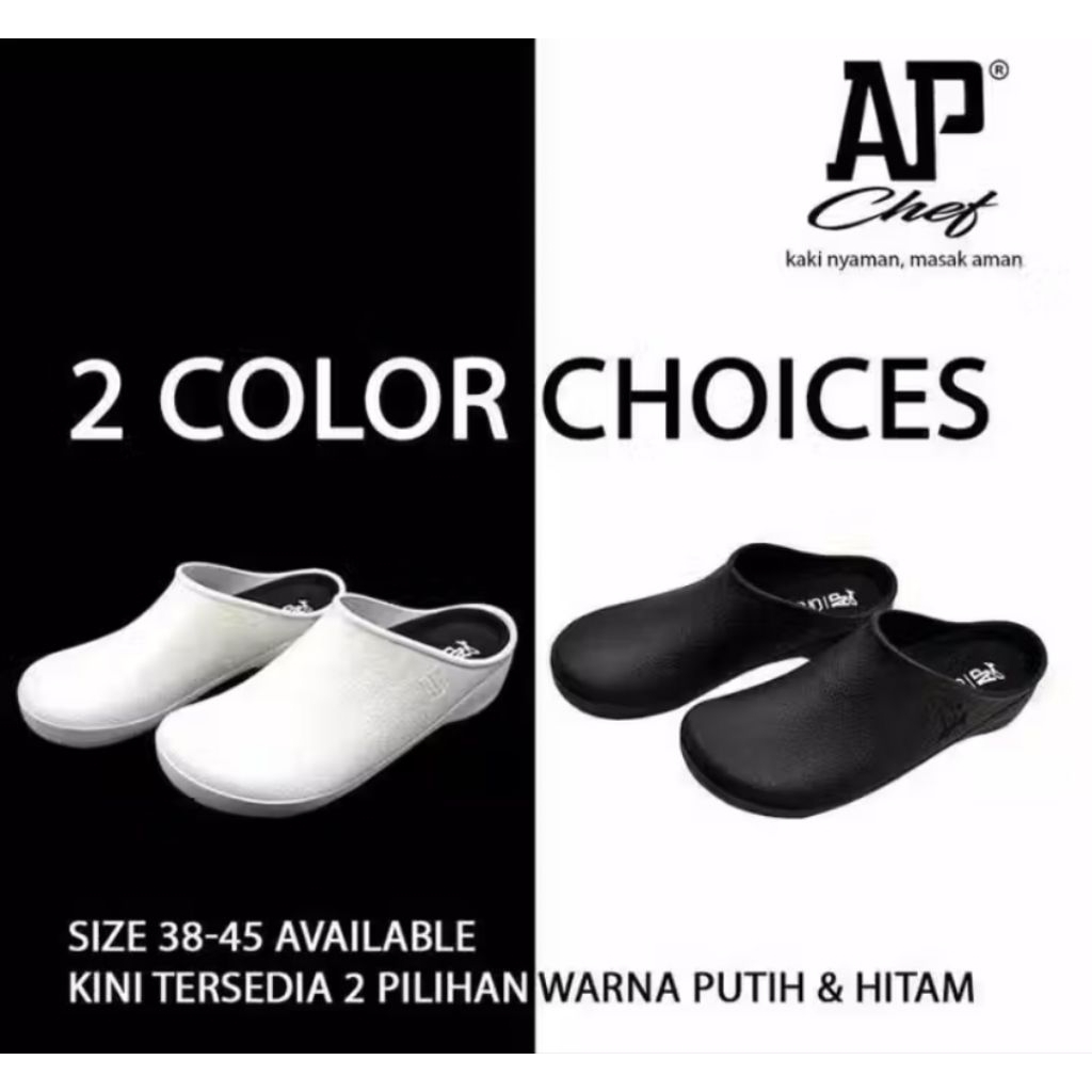 Sepatu/Sandal slop Ap chef Ap boots - Ap boots chef tidak licin anti slip