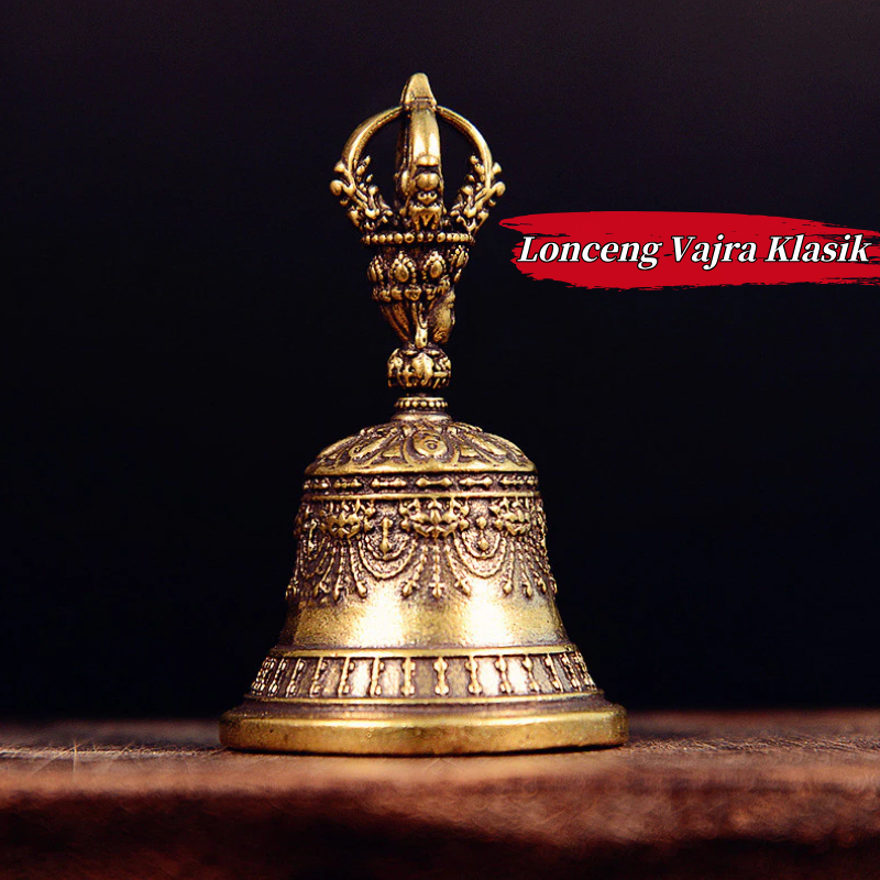 Lonceng Kecil Kuningan / Tembaga Antik - Lonceng Vajra Klasik untuk  Kunci & Ornamen