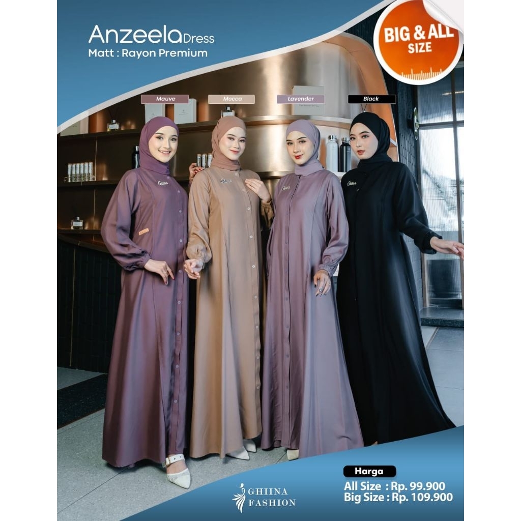 ghiina fashion Anzeela Dress by Ghiina Fashion