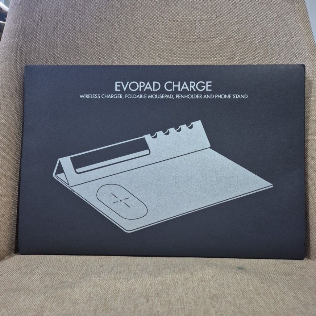 NEW - Evopad Charge Wireless Charger, Foldable Mousepad, Penholder & Phone stand - Huawei