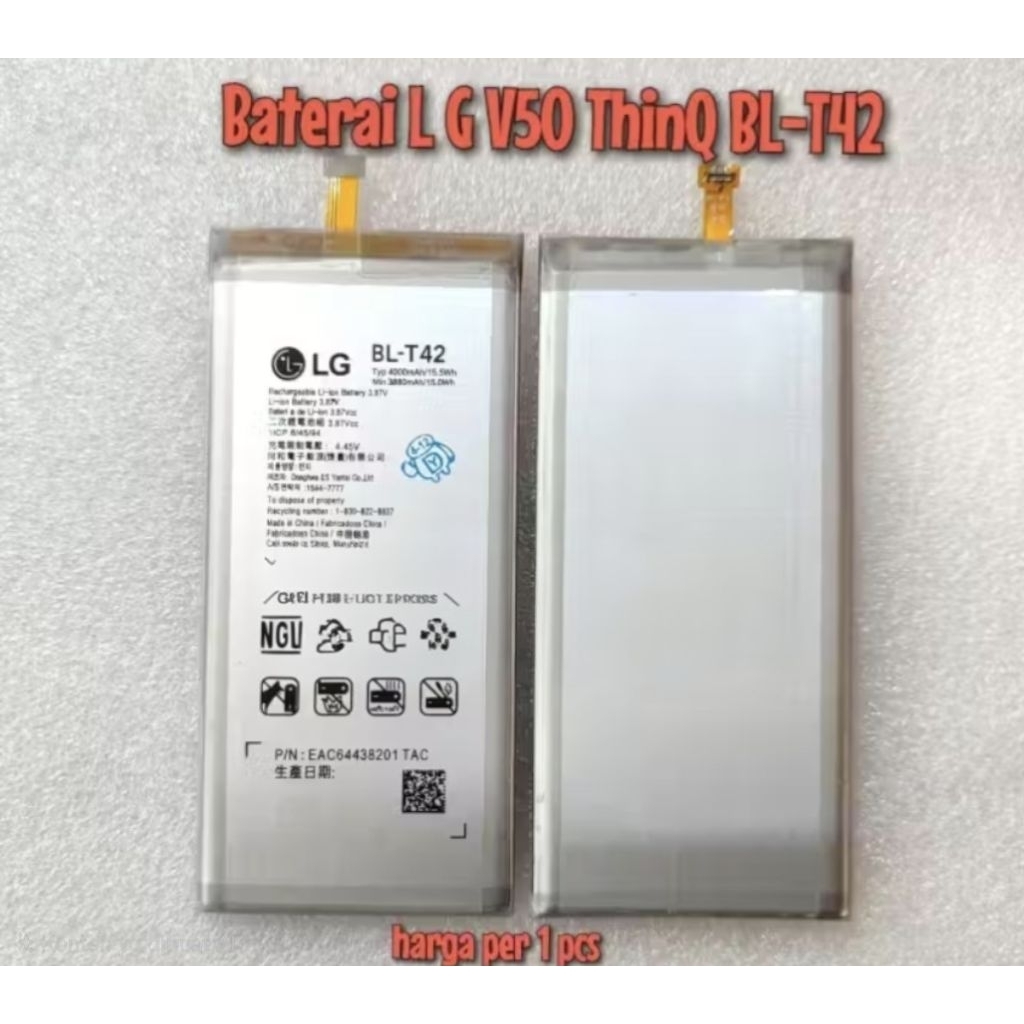 Baterry Baterai Batre LG V50 ThinQ BL-T42