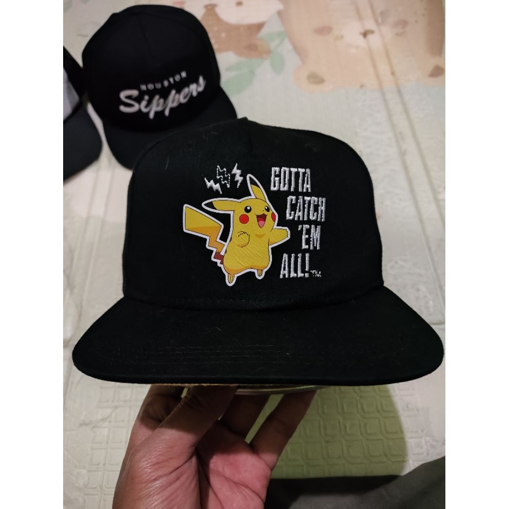 Pokemon topi pokemon official size awal 55