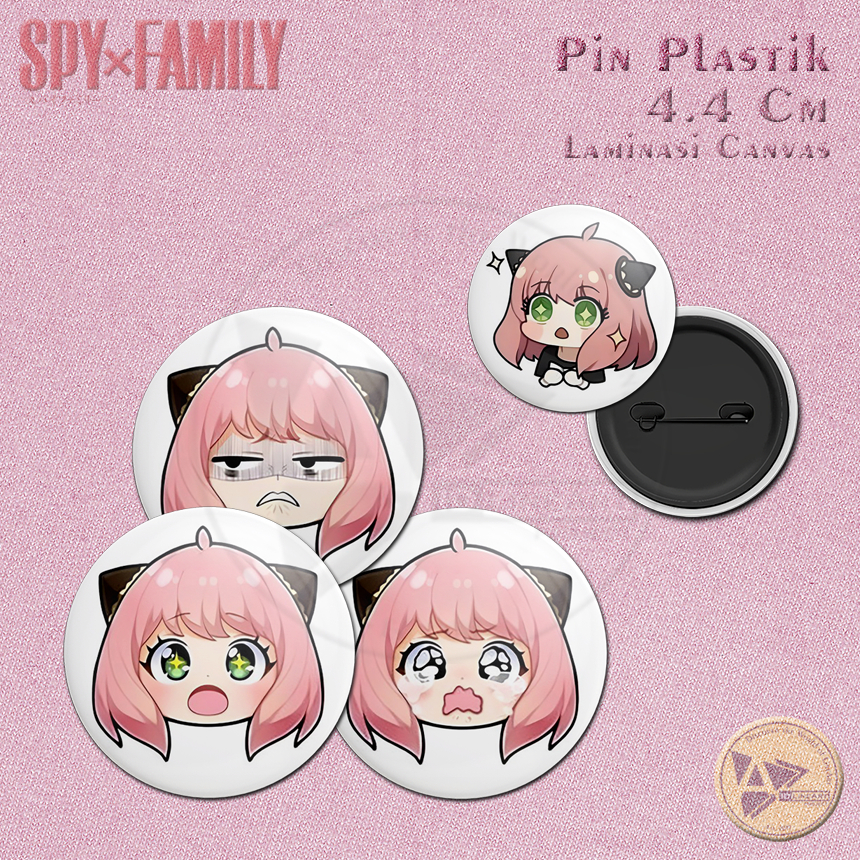 Pin Badge Bros ANIME SPY X FAMILY ANYA FORGER Pin Accessories