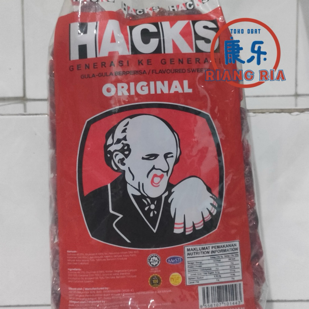 PERMEN HACKS ASLI MALAYSIA 1,8 KG - PERMEN MINT MALAYSIA - GULA GULA MALAYSIA - PERMEN BATUK MALAYSI