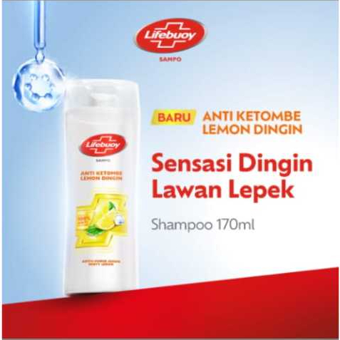Lifebuoy Shampoo Anti Ketombe Lemon Dingin 170ml
